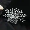 Pente de Cabelo Artesanal Versátil e Casual com Strass para Noivas, Grampo de Cabelo para Madrinhas de Casamento, Acessórios de Cabelo com Placa para Fotos Pessoais