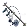 Accesorios para kart eléctrico de cuatro ruedas casero DIY tubo de acero suspensión trasera disco de freno agrandado disco disco eje trasero 1 m 04 eje trasero