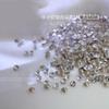 Strass para Arte de Unhas Hua Zi K9 Multifacetado Fundo Pontiagudo Strass Redondos Brancos Strass de Preenchimento Tridimensional Strass Pilha Broca de Água Decorações para Arte de Unhas