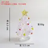 Árbol de Navidad Glaseado, Popular en Línea, Alambre Sólido Enrollado, Montaje en Coche, Escritorio, Adorno de Decoración de Oficina, Regalo de Navidad