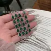 Venta al por mayor del fabricante Pulsera de Calabaza de Jade Verde Natural Xiaohongshu con Incrustaciones de Plata S925, Nuevo Diseño de Lujo Ligero Estilo Chino