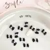 Acessórios de Nail Art da Moda: Laços, Pérolas 3D, Elegantes e Simples, Decorações Versáteis de Unhas DIY