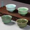 Fábrica Kongshan Xinyu direto Longquan celadon feito à mão bambu xícara de chá cerâmica kung fu conjunto de chá mestre Copo Único