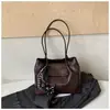 Bolso de Axila Melaleuca Retro Lujo Ligero para Mujer Nuevo Gran Capacidad Estilo Perezoso para el Viaje Diario Bolso de Hombro Único Tote de Moda