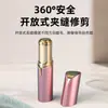 Afeitadora eléctrica de labios transfronteriza máquina para recortar cejas cuchilla para recortar cejas de dama afeitado privado instrumento de depilación recargable por USB