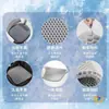Cojín de Asiento de Gel de Panal, Cojín de Silla Transpirable, Anti-Dolor de Glúteos, Cojín de Silicona Refrigerante para Glúteos para Sentarse Mucho Tiempo en la Oficina, Cojín de Asiento para Estudiantes