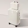 Maleta de Viaje Resistente y Duradera para Mujer de 20 pulgadas con Ruedas Universales Silenciosas, Maleta de Cuero con Contraseña para Hombre, Nuevo Modelo 2026