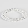 Pulsera de Cristal Blanco Natural de 8mm Pulsera de Piedras con Cuentas Cristal de Color Aventurina Verde Ágata Turquesa Pulsera Joyería Lote