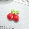 Nuevo tamaño pequeño caricatura brillante fruta comida y juego hecho a mano DIY pegamento crema accesorios para el cabello carcasa para teléfono móvil accesorios de resina al por mayor