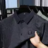 Nueva Camisa Polo de Manga Corta de Verano para Hombres de Mediana Edad, Camiseta Suelta a la Moda Casual con Cuello de Solapa, Polo para Papá para Hombre