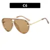 Gafas de Sol con Forma de Sapo Simples 2025 Nuevas Gafas de Sol Europeas y Americanas de Moda Versátiles Retro para Conducir Viajes