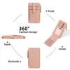 Amazon Ins Holder Plegable de Monedas y Tarjetas para Mujer Pu Ranura Múltiple para Tarjetas Holder de Identificación Compacto Holder de Monedas