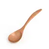 Venta al por mayor de fábrica Cuchara de Haya japonesa y coreana cuchara de postre de madera creativa cuchara de sopa para niños cuchara de madera vajilla de madera