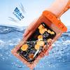 Bolsa Impermeable para Teléfono Móvil con Bolsa de Aire con Pantalla Táctil para Natación, Rafting en Aguas Termales, Buceo en Parque Acuático, Cubierta Selladora para Repartidor de Comida para Llevar