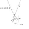 Colar para Mulheres, Pingente Criativo de Flor de Zircônia em Forma de Coração, Design de Nicho, Corrente Versátil para Clavícula, Joias Femininas da Moda