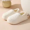 2024 novo saco de salto impermeável chinelos de algodão feminino outono e inverno casa net famoso fundo grosso chinelos de algodão EVA desgaste exterior quente