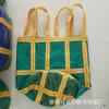 Sacos de Tonel de Lona Espessa, Sacos de Levantamento de Alta Capacidade para Altura, Sacos Contêiner Quadrados, Sacos de Tonel para Pesagem de Carga Específicos para Guindaste
