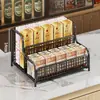 Estante de exhibición de tienda de conveniencia estante para cigarrillos bebidas de nuez de betel mercancía estante pequeño estante de exhibición de chicle estante trapezoidal para snacks