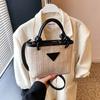 Bolsas de Paja Populares para Playa de Verano de Este Año para Mujer 2025 Nuevo Estilo Simple y de Moda Bolso Cruzado Versátil Bolso Cubo de Hombro