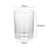 Copo de Vela Transfronteiriço Copo de Vela Espesso Simples Copo de Vidro Transparente para Aromaterapia Ornamentos de Fragrância para Casa Suporte de Vela para Ambiente