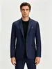 2026 Novo Blazer Masculino de Moda para Comércio Exterior, Estilo Coreano Moda Jovem Casual Color Block Slim Fit Terno de Botão Único para Homens