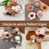 Estilo coreano Outono e Inverno Bonito Bola de Cabelo Agarrar Pelúcia Parte de Trás da Cabeça Elegante Simples Grampo de Cabelo Grande Tubarão Clipe Acessórios para Cabelo
