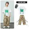 Moda Street Dance Infantil Roupas Legais para Meninos e Meninas Fantasia Hip Hop Roupas Infantis Marca de Moda Fantasias Hiphop Infantis Verão