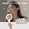 Espejo de Maquillaje con Luces LED, Espejo de Maquillaje Plegable Portátil para Estudiantes Mujeres, Espejo de Mano para Maquillaje, Espejo de Escritorio