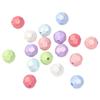 Nuevo Transfronterizo 16mm Facetado Acrílico con Cuentas Simple Colorido Cuentas Redondas Hecho a Mano DIY Pulsera Cuentas Sueltas Venta al por Mayor
