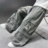 Roupas infantis para meninos, nova coleção outono 2026, calça reta solta, calça cargo estilo jogger infantil grande para primavera e outono, atacado
