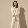 Suéter de cashmere com forro de fleece para outono e inverno, pulôver de tricô com gola V, peça básica feminina que rejuvenesce, 100% cashmere, suéter de caimento relaxado para mulheres