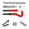 Ferramenta de Reparo de Rosca de Carro, Broca Macho Autoatarraxante Ferramenta de Rosca de Parafuso, Conjunto de Ferramentas de Manutenção Automotiva de 15 Peças