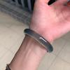 Atacado estoque de gelo pulseira de calcedônia azul ágata azul gelo através de jade congelado azul pulseira feminina fornecimento ao vivo