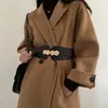 Cinturón de Cintura para Mujer 2024 Nuevo Vestido de Alto Nivel Estilo Cinturón de Vestido para Mujer Decorativo Moda Versátil Estilo Coreano Abrigo Cintura Ceñida Tendencia