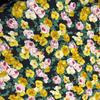 Tela Elástica de Gasa Estampada Floral de Seda de Hielo Spot 100g Primavera y Verano Vestido Camisa Falda Ropa para Niños