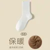 Meias de Terry Extra Grossas de Inverno para Homens, Meias Super Grossas Forradas com Fleece na Altura da Panturrilha, Meias de Terry Resistentes ao Frio para Outono e Inverno da Fábrica Zhuji