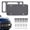 Suporte de Placa de Licença de Silicone Personalizado Suporte de Placa de Licença de Silicone Europeu e Americano Quadro de Placa de Licença Resistente a Altas Temperaturas