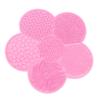Nova esponja de limpeza flor de silicone ventosa almofada de limpeza ferramenta de limpeza para pincéis de maquiagem almofada de escova de limpeza vendas diretas transfronteiriças