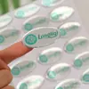 Fábrica puede configurar etiqueta de epoxi de PVC etiqueta de epoxi de cristal etiqueta de epoxi de color LOGO impresión de etiquetas de epoxi