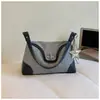 Bolso hobo transfronterizo nuevo de alto valor nicho Bolso de hombro único color-block retro francés de gran capacidad para el trabajo y el commute para mujer