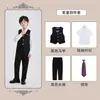 Conjunto de Terno Estilo Britânico Infantil, Uniforme de Jardim de Infância, Uniforme de Aula de Primavera, Camisa, Uniforme de Escola Fundamental, Estilo College