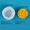 Moldes de Silicona para Jabón Hecho a Mano con Forma de Múltiples Flores de Rosa, Jabón, Vela, Aromaterapia, Yeso, Resina, Adornos para Fundición, Silicona Líquida