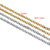 Aço Inoxidável 4,5mm Corrente Cruzada Corrente Angular Galvanoplastia a Vácuo Corrente em Formato O Acessórios para Colar Pulseira DIY Anel Aberto Venda por Atacado