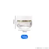 Botella Giratoria Dorada para Set de Cuidado de la Piel, Botella de Vidrio Transparente para Loción Tónica 30g, Material de Empaque para Tarro de Crema Facial de Fondo Grueso