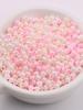 Super tamaño 3mm uniforme crema nacarada cuentas de arroz de vidrio hechas a mano DIY pulsera borla manualidades material de cuentas sueltas