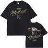 Michael Jackson Rey del Pop 2026 Camiseta de Película Hombres Mujeres Moda Retro Camiseta de Calle Alta Casual Algodón