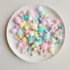 Novelos de lã, pompons, materiais para fazer pompons DIY para a área de artesanato, bolinhas de algodão coloridas feitas à mão para jardim de infância, Natal sem desbotar