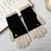 Presente de Natal e Ano Novo Luvas de Tricô Estilo Coreano Inverno Feminino Sem Dedos Dupla Utilização Quente Lã de Alpaca Luvas Estilosas