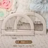 Al por mayor del fabricante Broche Metálico con Forma de D de Madera para Bolso de Mano, Asa de Metal Semicircular para Caja de Regalo, Anillo de Mango de Madera Accesorios para Bolsos