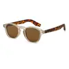 Gafas de Sol Redondas de Marco Grande Transfronterizas Europeas y Americanas Gafas de Sol de Diseñador de Moda de Gama Alta Gafas Más Vendidas en Amazon